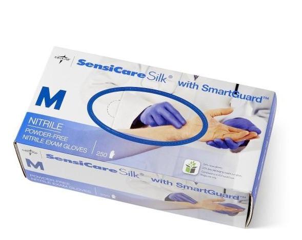 sensicare handschuhe Medline SensiCare Silk Nitrile Exam Gloves (250/box)