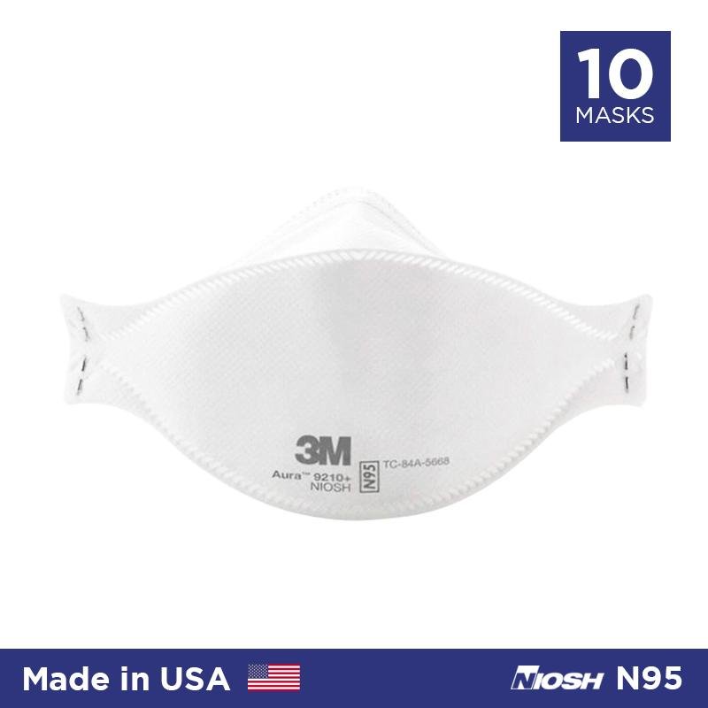 3M Aura 9210+ N95 Particulate Respirator - 10 PACK - Primo Dental Products
