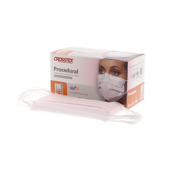 Crosstex Level 2 Procedural Earloop Masks (Made in USA) - 50/box - Primo Dental Products