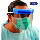Crosstex Reusable Full Length Plastic Face Shield (Made in USA) - 24 pk - Primo Dental Products