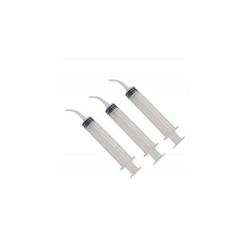 Disposable Syringe w/ Curved Tip, 12cc - Primo Dental Products