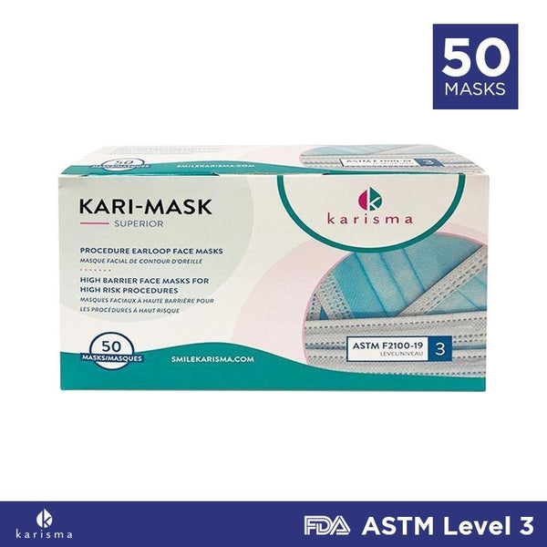 Karisma Level 3 Earloop Masks (Made in Vietnam) - 50/box - Primo Dental Products