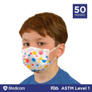 Medicom Children's Disposable Face Mask - 50/box - Primo Dental Products