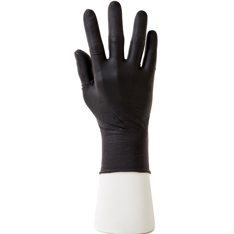 OmniTrust Black Nitrile Gloves (100/box) - Primo Dental Products