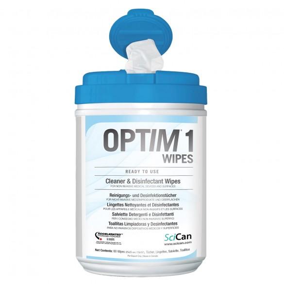 OPTIM 1 Wipes - Cleaner & Disinfectant Wipes - 160 count canister - Primo Dental Products