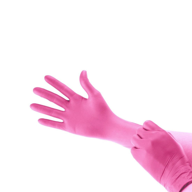 Powder Free Chloroprene Examination Gloves - Pink (200/box) - Primo Dental Products