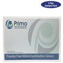 Powder Free Nitrile Gloves - 3 Pair Sample Pack - Primo Dental Products