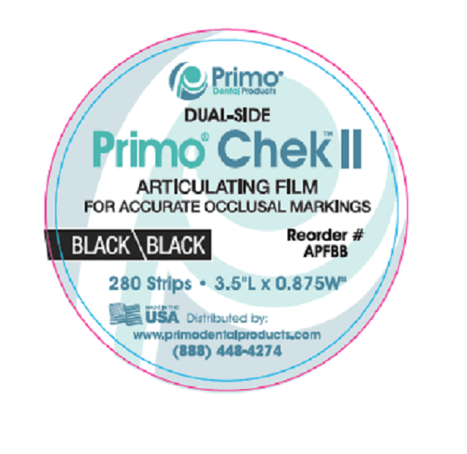 Primo Chek ll™ Articulating Paper Film - Primo Dental Products